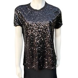 Guess black sequin top.